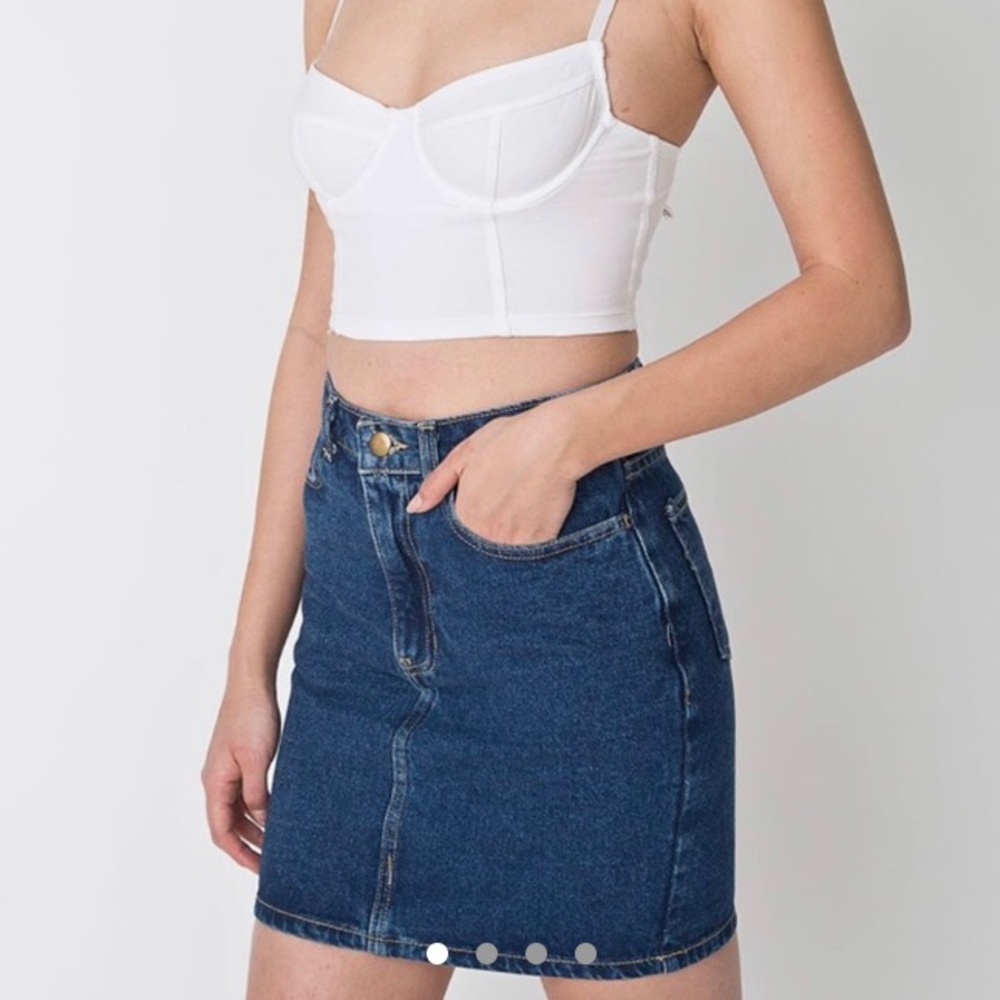American Apparel Denim Skirt